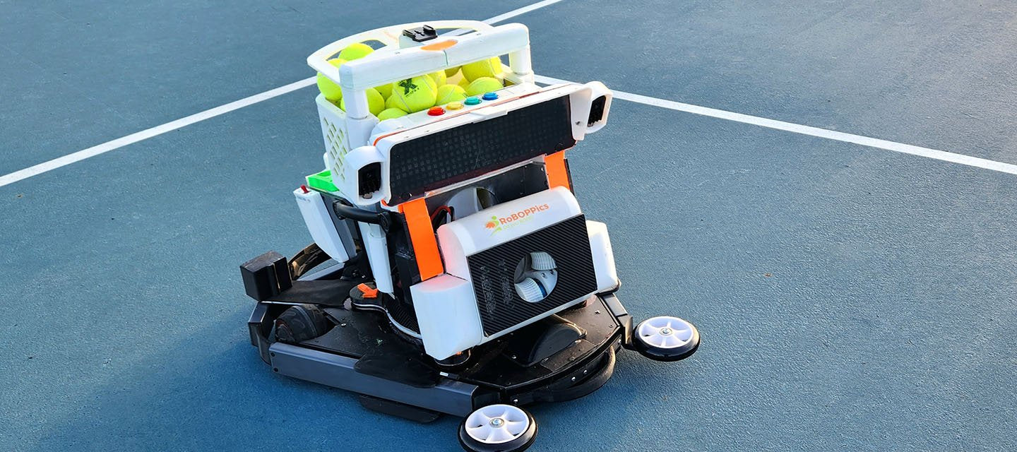 World's first Autonomous Tennis Training Robot